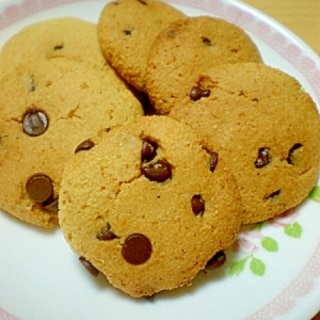 ●●米粉とおからのチョコチップクッキー●●